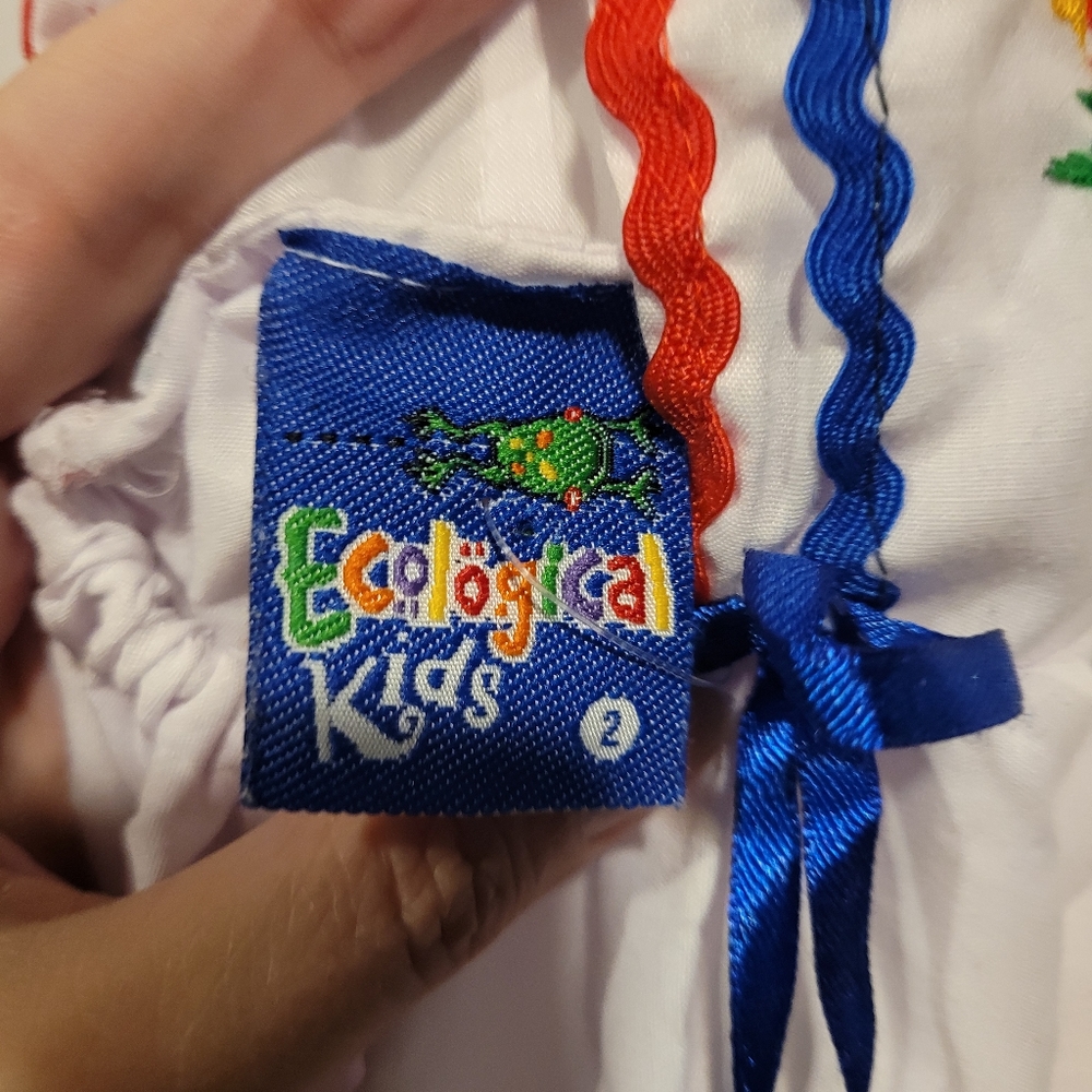 NWOT Ecological Kids Costa Rica Dress Size 2 - Picture 7 of 9
